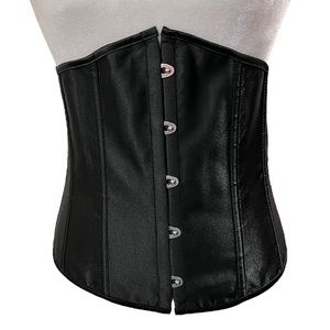 Alivila Black Lace Up Corset Size L